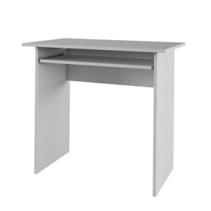 VERNER NEW BI 0000185335 - PC stôl biely s výsuvnou policou