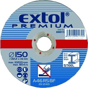 EXTOL 8808118 - Rezný kotúč na oceľ a antikoro