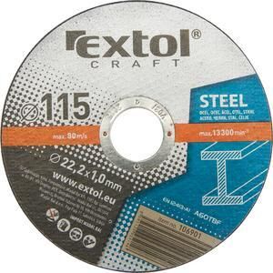 EXTOL 106901 - Kotúč rezný na kov 115x1,0x22 mm