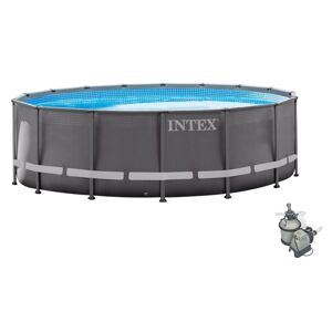 Intex Záhradný bazén INTEX 26334 Ultra Frame  610 x 122 cm piesková filtrácia 26334 - Bazén