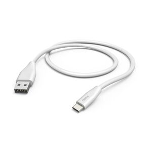 Hama kábel USB-C 1.5m 3A biely 201596 - Dátový a nabíjací kábel USB 2.0