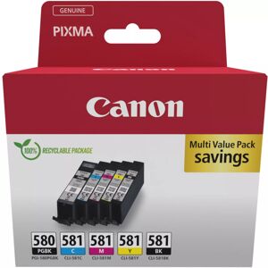 Canon PGI-580PGBK / CLI-581CMYK Multi pack 2078C007 - Náplne pre tlačiareň
