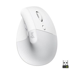 Logitech Lift Vertical Ergonomic Mouse for Business - OFF-WHITE/PALE GREY 910-006496 - Ergonomická myš