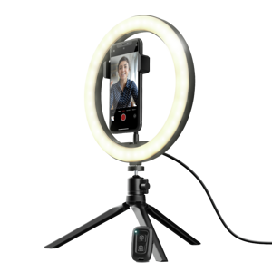 Trust Maku Ring Light Vlogging kit 24393 - statív so svetlom pre mobil