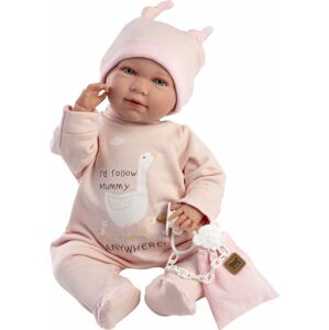 Llorens Llorens 74108 NEW BORN - realistická bábika bábätko so zvukmi a mäkkým látkovým telom - 42 MA4-74108