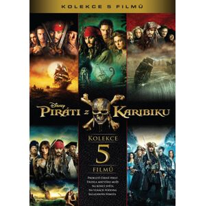 Piráti z Karibiku 1-5 D01543 - DVD kolekcia (5DVD)