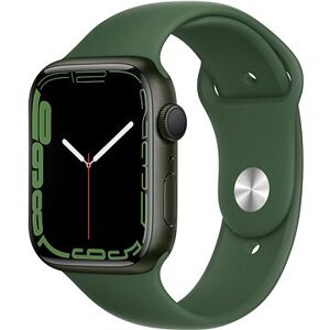 Apple Watch Series 7 45 mm Zelený hliník s listovo zeleným športovým remienkom