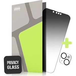 Tempered Glass Protector na iPhone 14, Privacy Glass + sklo na kameru (Case Friendly)