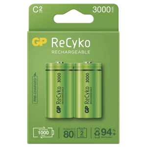 GP ReCyko R14 (C) 3000mAh 2ks B2133 - Nabíjacie batérie
