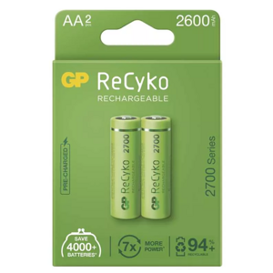 GP ReCyko HR6 (AA) 2600mAh 2ks B2127 - Nabíjacie batérie