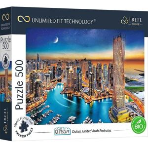 Trefl Prime puzzle 500 UFT - Panoráma mesta: Dubaj, Spojené Arabské Emiráty 37455