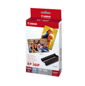 Canon KP-36IP papier + ink (36ks/148 x 100mm) 7737A001 - Papiere a fólie na tlač pohľadníc pre tlačiareň Selphy 1300