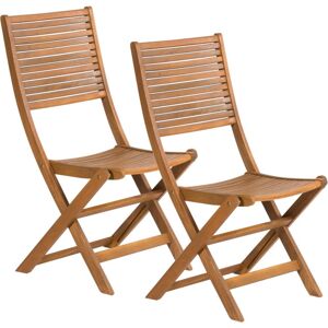 FIELDMANN   FDZN 4012-T 2x 50001892 - SET 2 kusov, záhradná skladacia stolička drevená, bez podsedáka