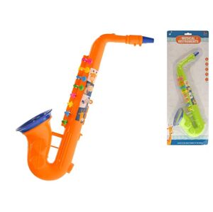 MIKRO -  Saxofón 37cm zelený 97523 - hudobý nástroj