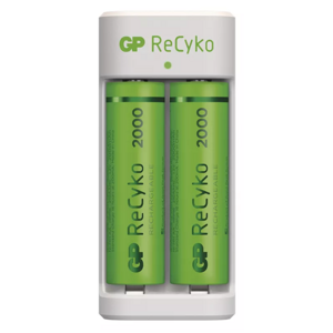 GP Eco E211 + 2ks ReCyko 2000 (AA) B51214 - nabíjačka batérií + batérie