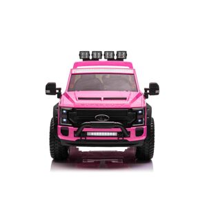 BENEO Ford Super Duty 24V ružové, Dvojmiestne, Pohon 4X4 s vysokovýkonnými 24V mototom a odpružením, FORD_SUPER_DUTY_PINK_24V - Elektrické autíčko