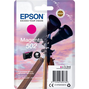 Epson 502 magenta XP-5100 3.3ml C13T02V34010 - Náplň pre tlačiareň