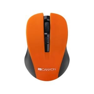 Canyon CNE-CMSW1O - Wireless optická myš čierno-oranžová